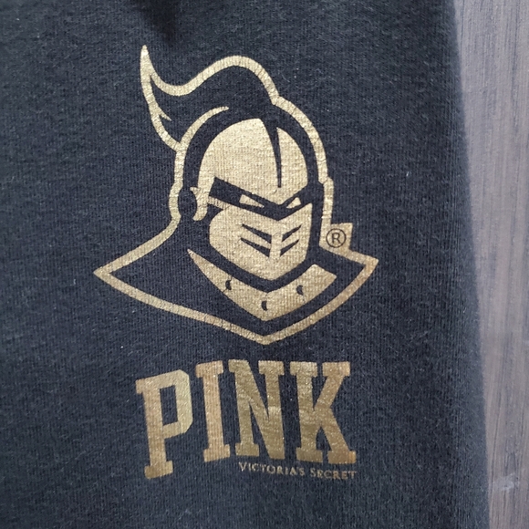 Victoria Secret PINK 3/4 Leggings Black and Gold L👀K Size S - UCF Knights Vegas - Picture 4 of 9